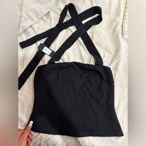 Fashion Nova Black Strapless Top
